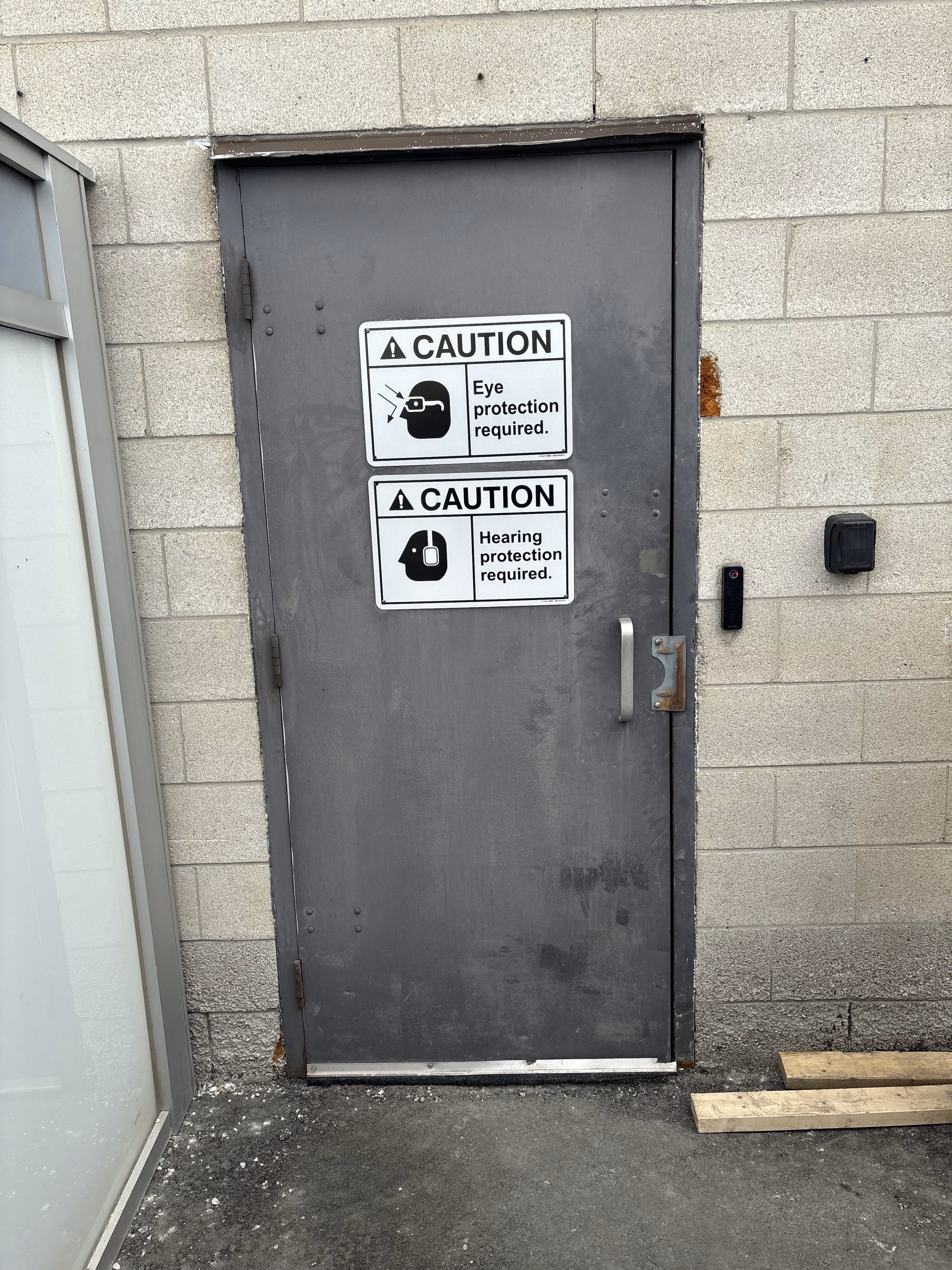 outside back door